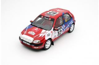 CITROËN SAXO VTS Sébastien Loeb RALLY RAC 2000 OttO mobile 1:18 Resinemodell (Türen, Motorhaube... nicht zu öffnen!)